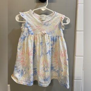 First Impressions Pastel Tie-Dye Dress / Size 18m / VGUC
